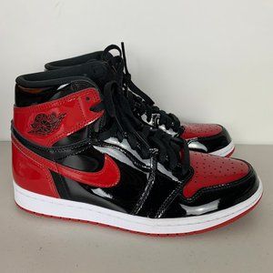 Nike Air Jordan 1 High Patent Bred men's size 8